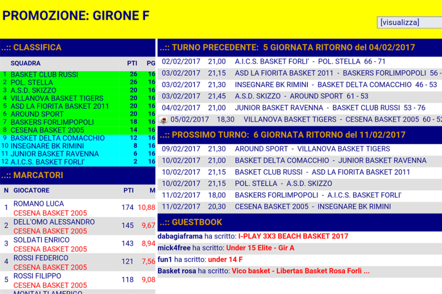 20/03/2017 PROMO: SABATO 01 APRILE AL VIA I PLAYOFF